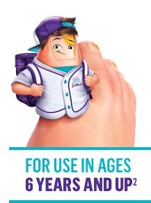 JUBLIA (efinaconazole) topical solution, 10%, is for use in ages 6 years and up