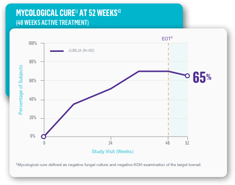 Mycological Cure at 52 Weeks