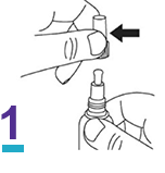 Step 1 remove the cap
