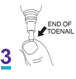 Step 3 apply a second drop